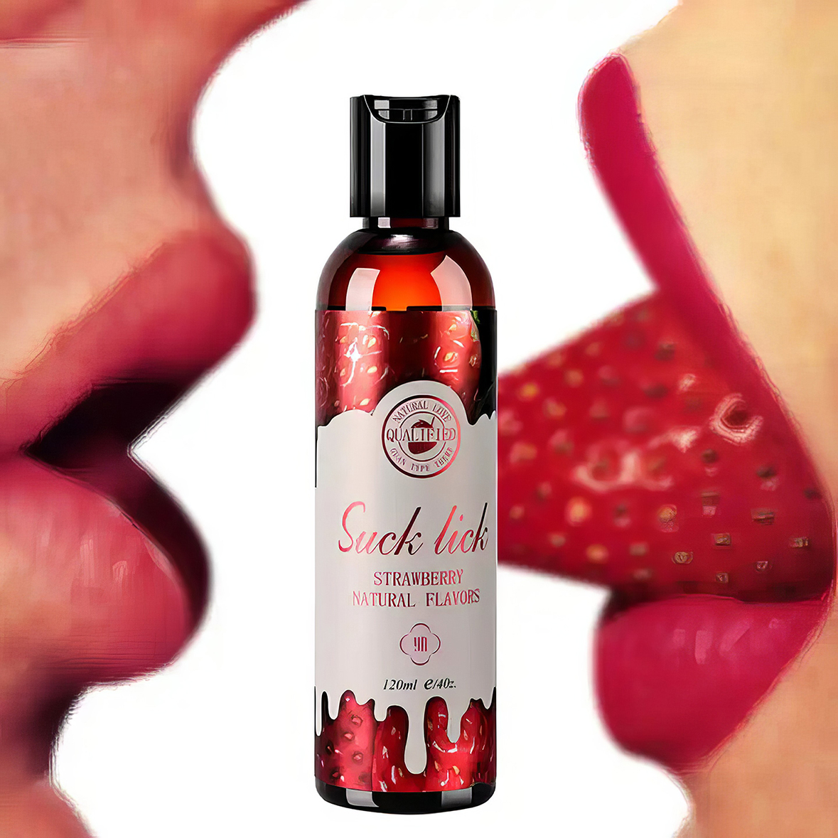 Оральный лубрикант Suck Lick с ароматом и вкусом клубники 120 ml COKELIFE