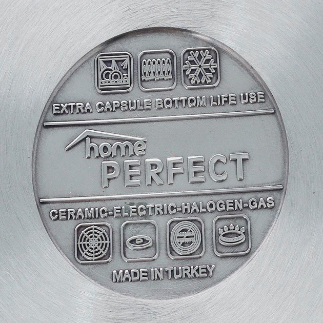 Каструля скороварка Hascevher Home Perfect 14 л нержавіюча сталь з індукцією (РК-1627)