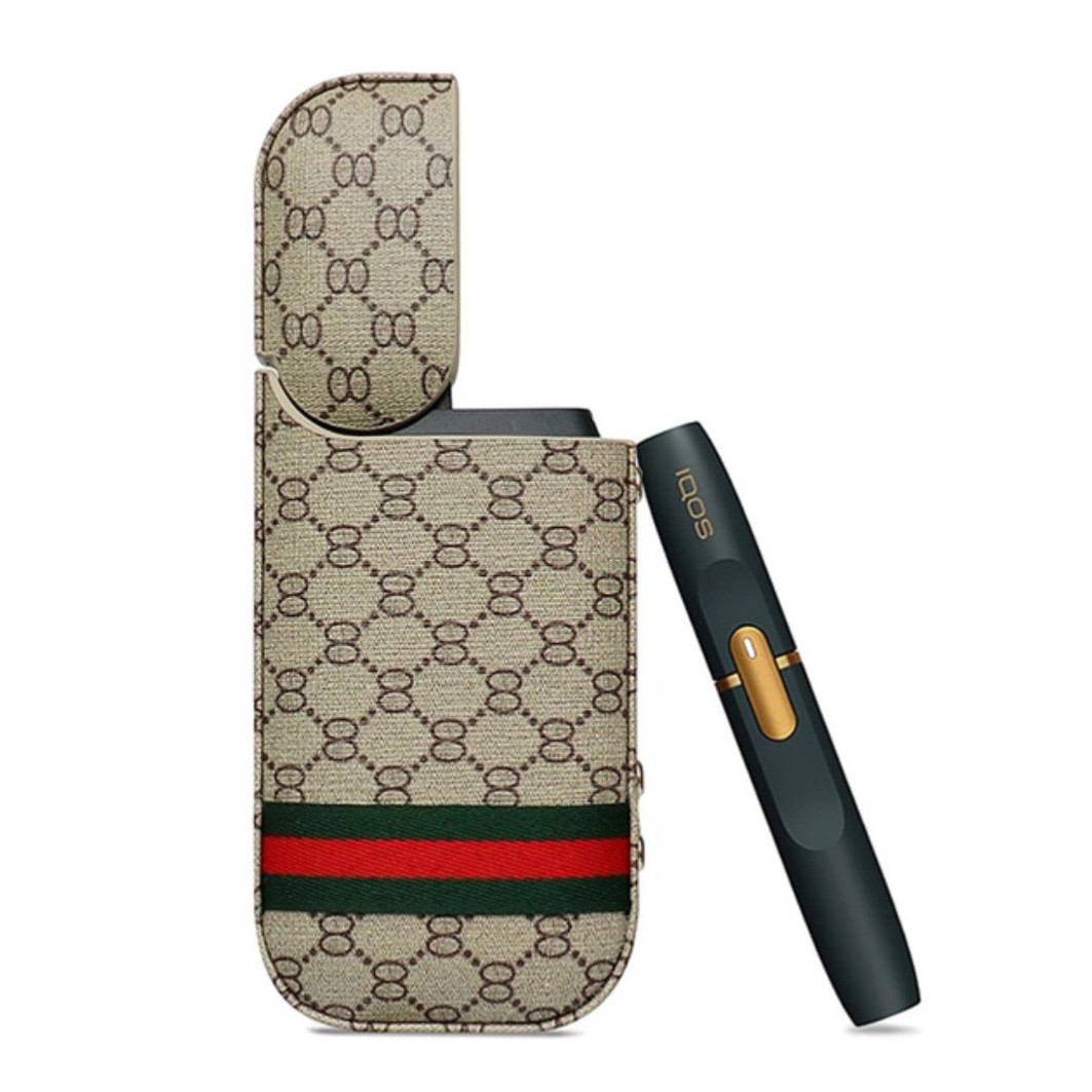 Чохол Smokefree для IQOS 2.4 Plus Сап'ян Gucci Бежевий (arbc5888)