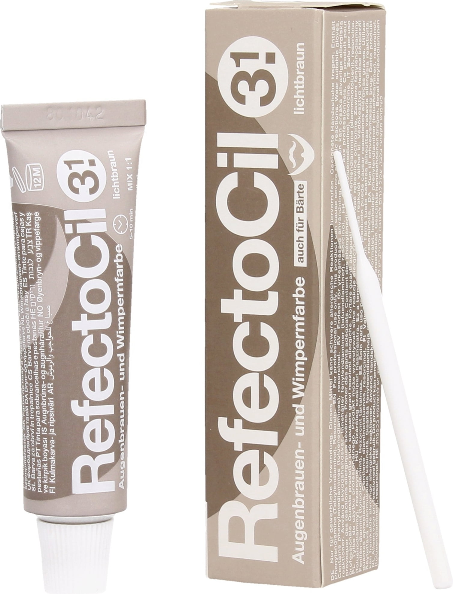 Фарба для брів та вій RefectoCil Augenbrauen und Wimpernfarbe 3.1 light brown