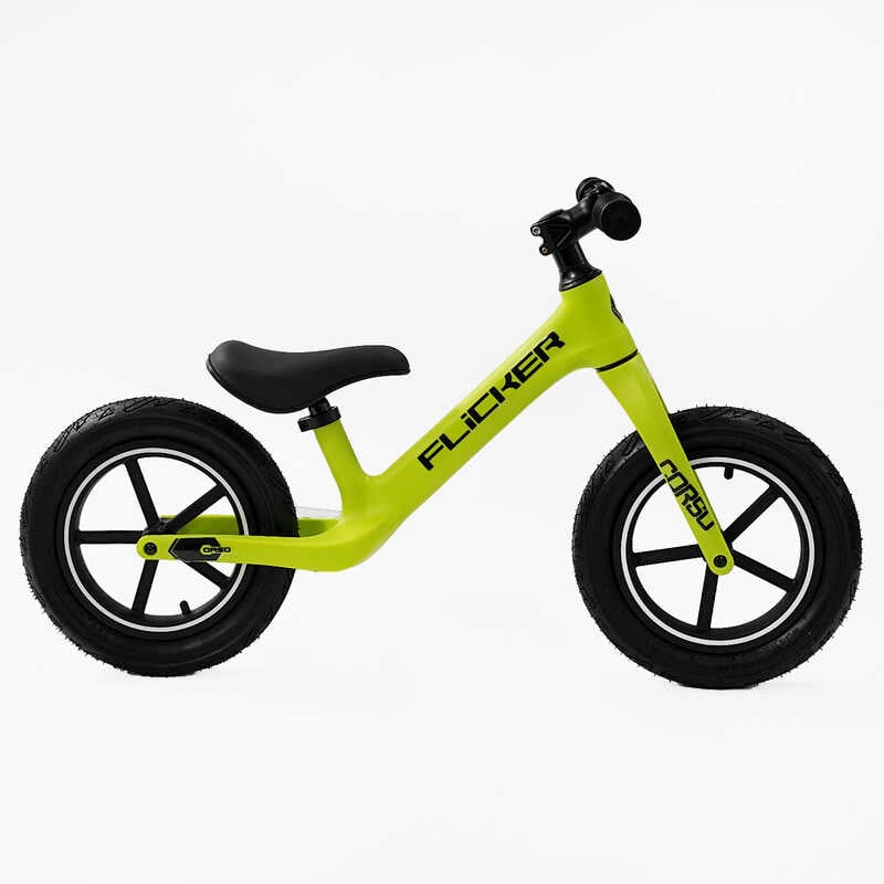 Велобег-беговел Corso 12" FL 0174 Салатовый (167936)