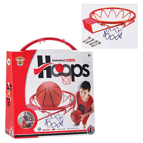 Баскетбольне кільце Hoops M 1952 39 см Червоний (M 1952R)