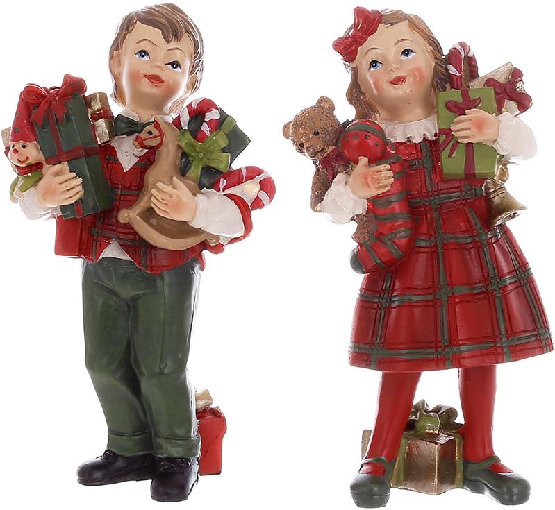 Набор елочных игрушек BonaDi Children's miracle 6х4.5х13 см Разноцветный 6 шт DP232166
