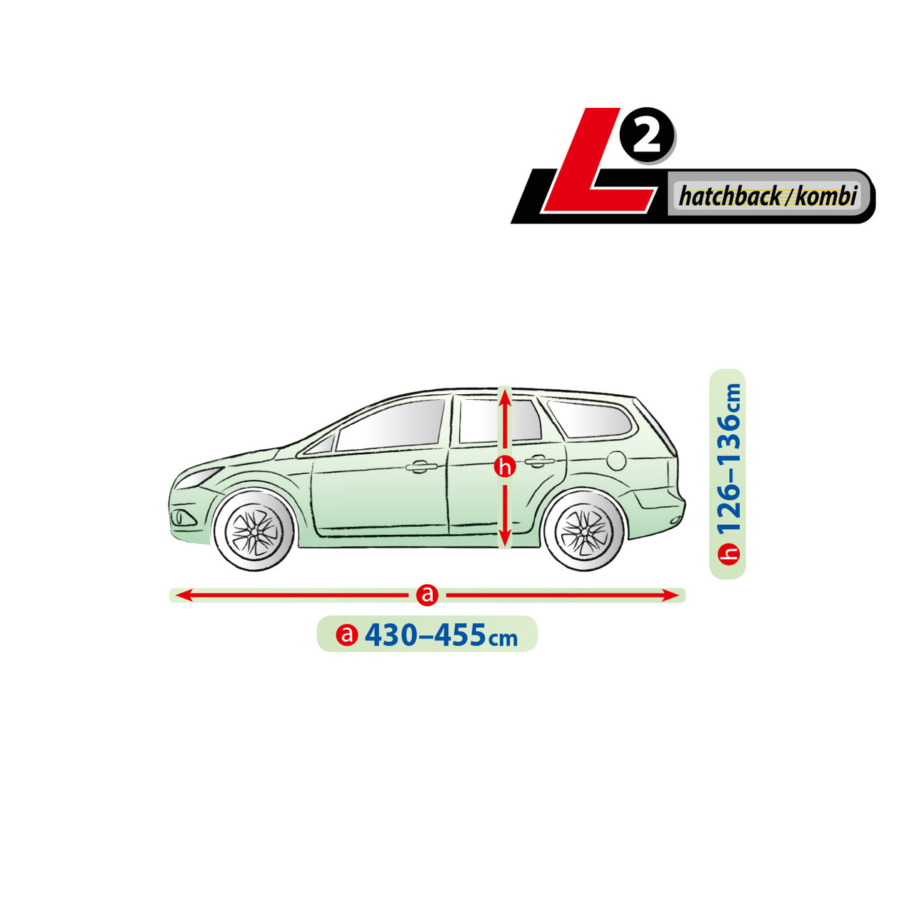 Чехол-тент для автомобиля FIAT CROMA Kegel-Blazusiak Mobile Garage L2 Hatchback/Combi Серый (5-4105-248-3020)