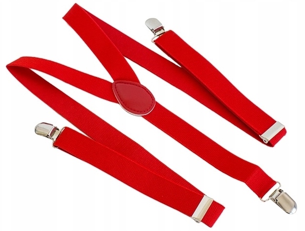 Подтяжки мужские для брюк Martom 100 х 2,5 см Красный (BQ6A red)