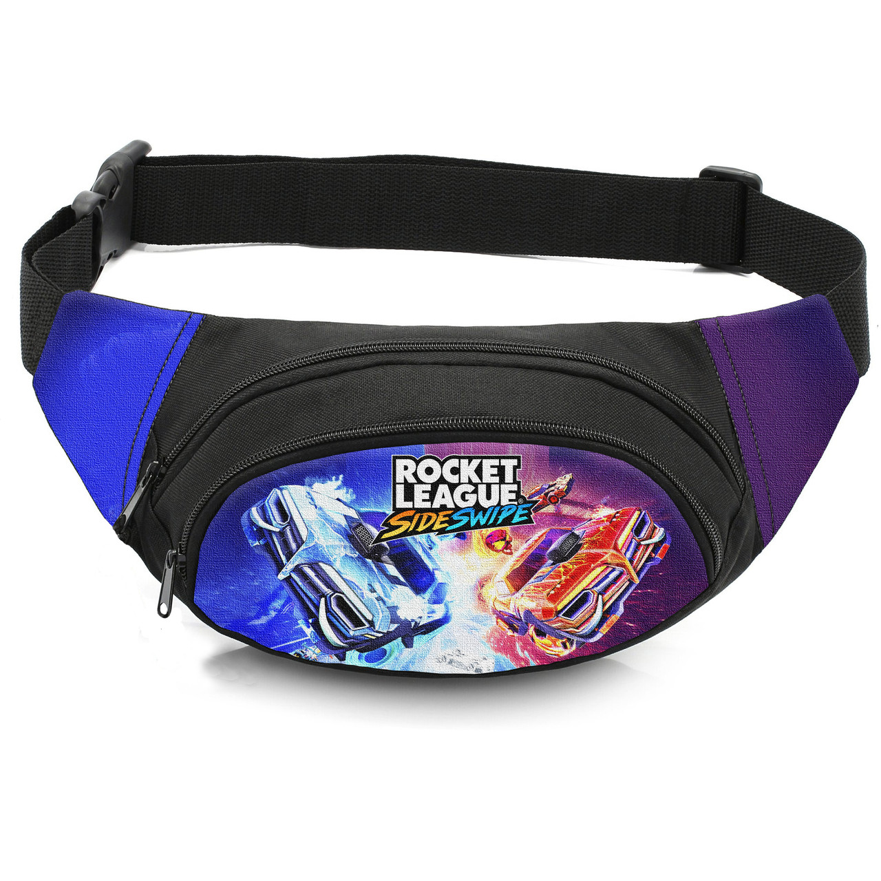 Дитяча бананка Rocket League, чорна, 32x8x13 см, водонепроникна тканина Oxford