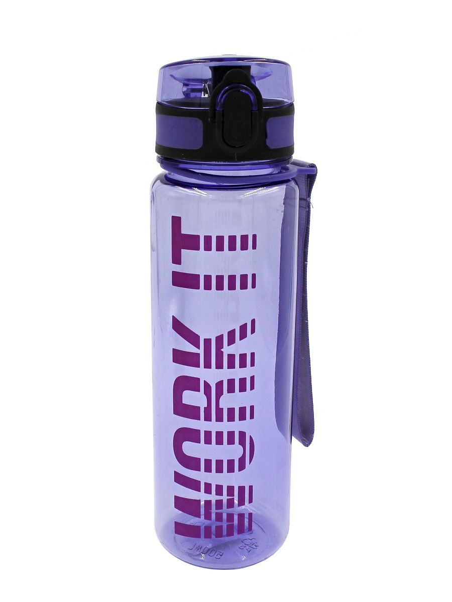 Бутылка для воды Work It с клапаном 470 мл Фиолетовая (200639)