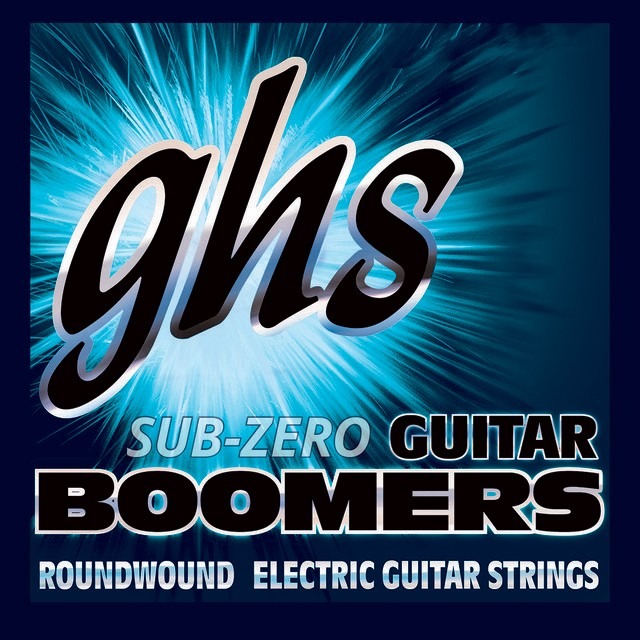 Струны для электрогитары 6 шт GHS CR-GBL Sub-Zero Boomers Light Electric Guitar Strings 10/46