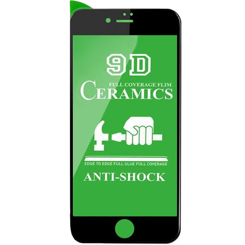 Защитная пленка Ceramics 9D для iPhone 6s 4.7 Черный 930039