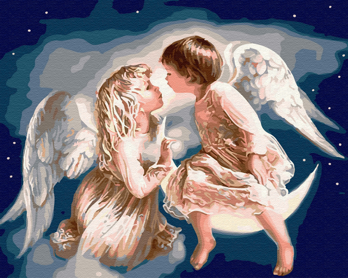 Картина за номерами BrushMe "Ангелячки" 40х50см GX32110