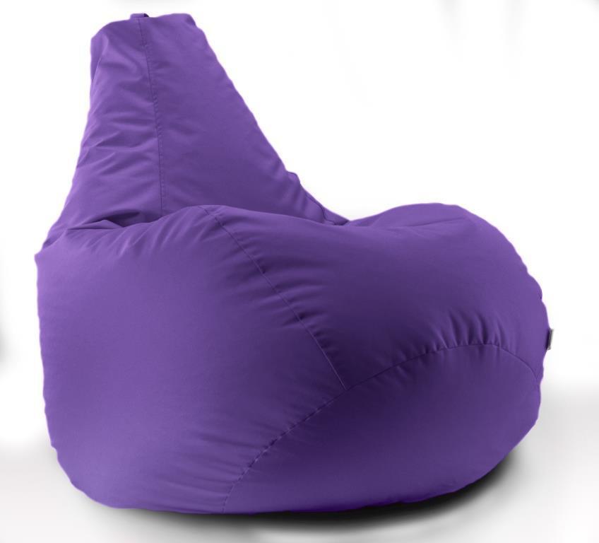 Кресло мешок груша Beans Bag Оксфорд Стронг 90 х 130 см Фиолетовый (hub_x6zvk1)