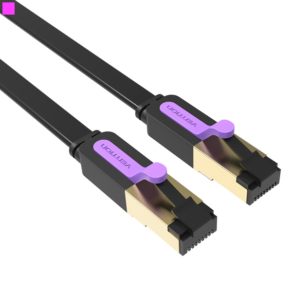 Патч-корд Vention CAT7 SSTP Ethernet 3м Black ICABI