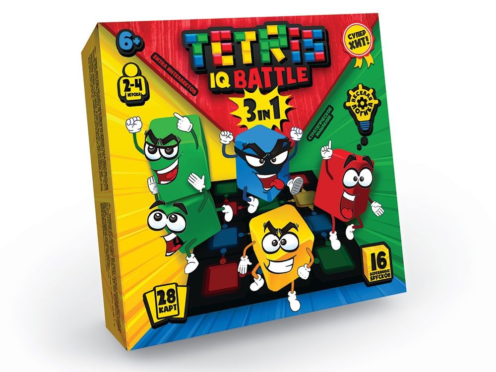 Розвиваюча гра Tetris IQ battle 3in1 рус Dankotoys (G-TIB-02)