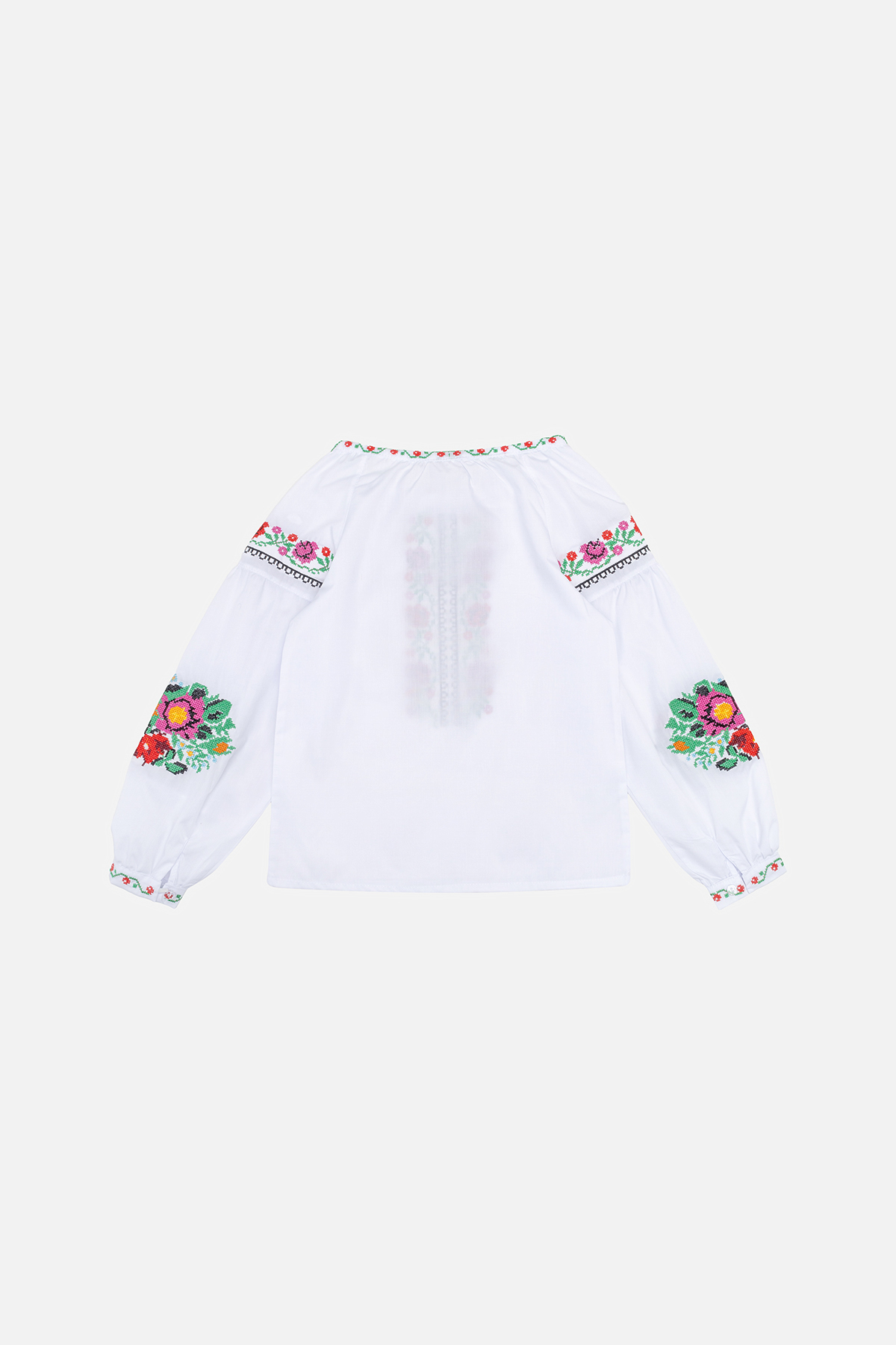 Вышиванка с длинным рукавом для девочки Brands 146 Белый ЦБ-00246420 (SKT000984519)