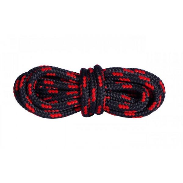 Шнурки Mountval 120 cм Черный/Красный (MOUNT-SHNUR-BLACKRED-120)