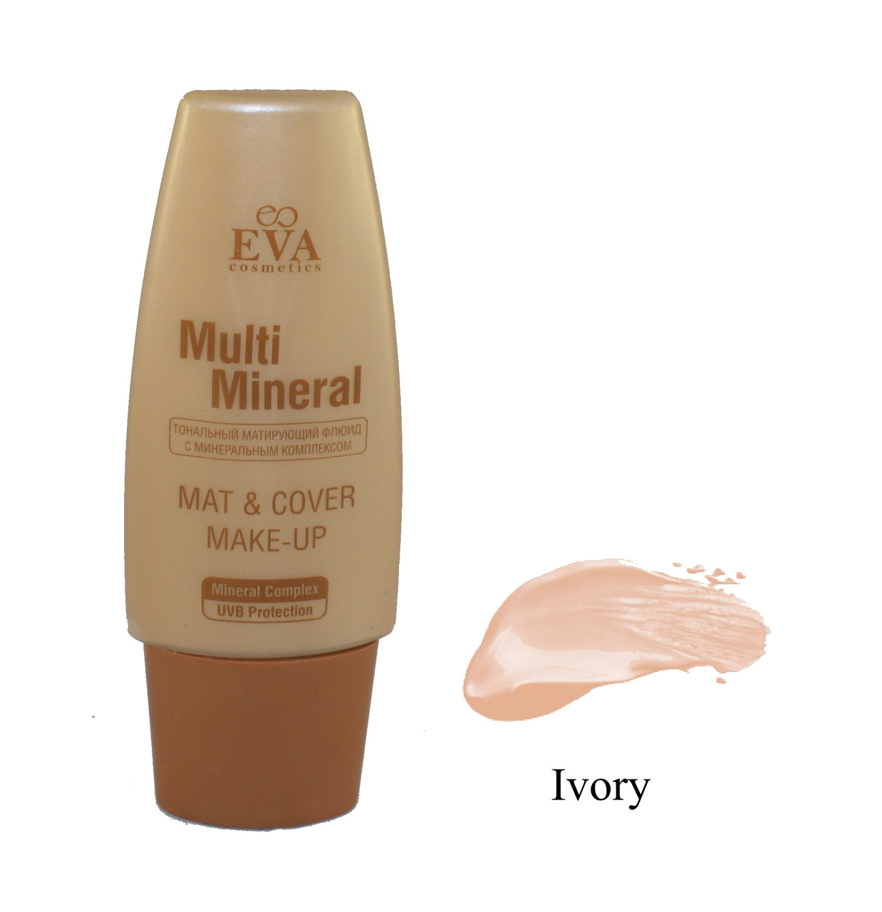 Матуючий тональний крем Eva cosmetics Multi Mineral Тон Ivory 50 г