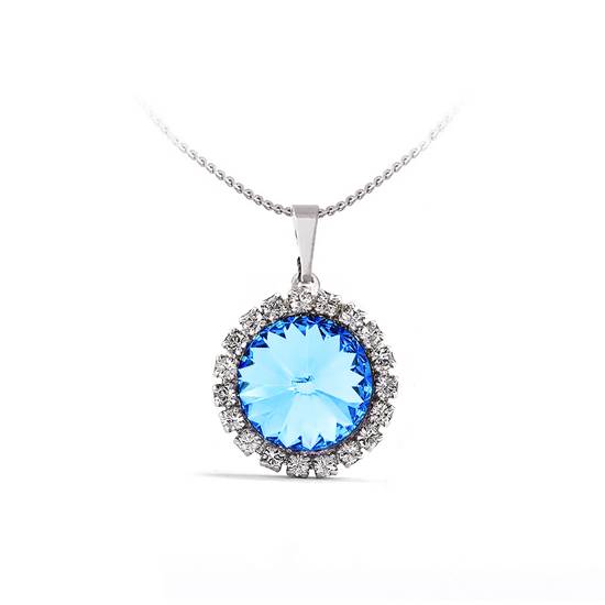 Підвіс з ланцюжком KOBI Rivoli Strass Ø 16 мм зі Swarovski (7430-3090-12-32)