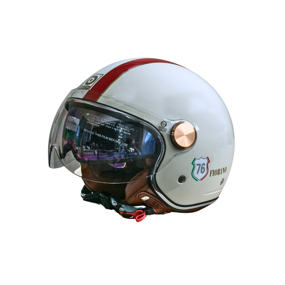 Мотошлем открытый Beon B-120 XL Imola Shiny Cream (298699)