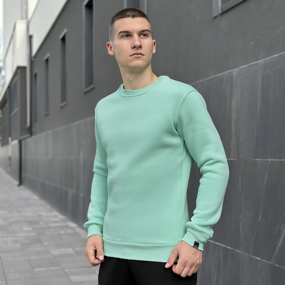 Свитшот мужской Pobedov 007 110755 XL Светло-ментоловый (00000000658)