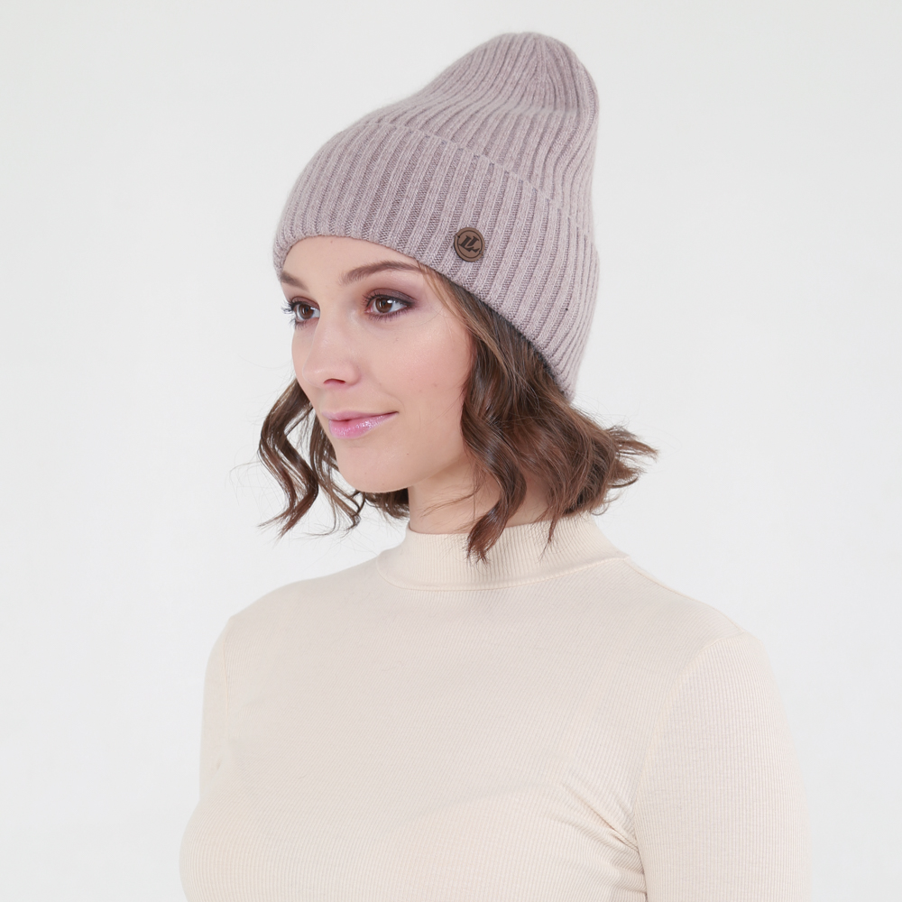 Шапка LuckyLOOK бини 699-817 One size Серый
