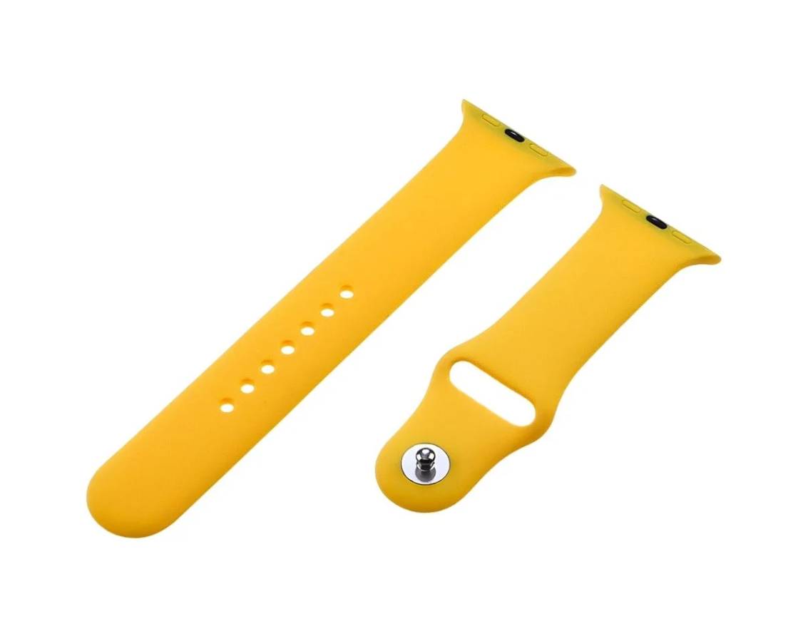 Ремінець Anchor для Apple Watch Band Silicone One-Piece Size-S 42/44mm Колір 04 Yellow