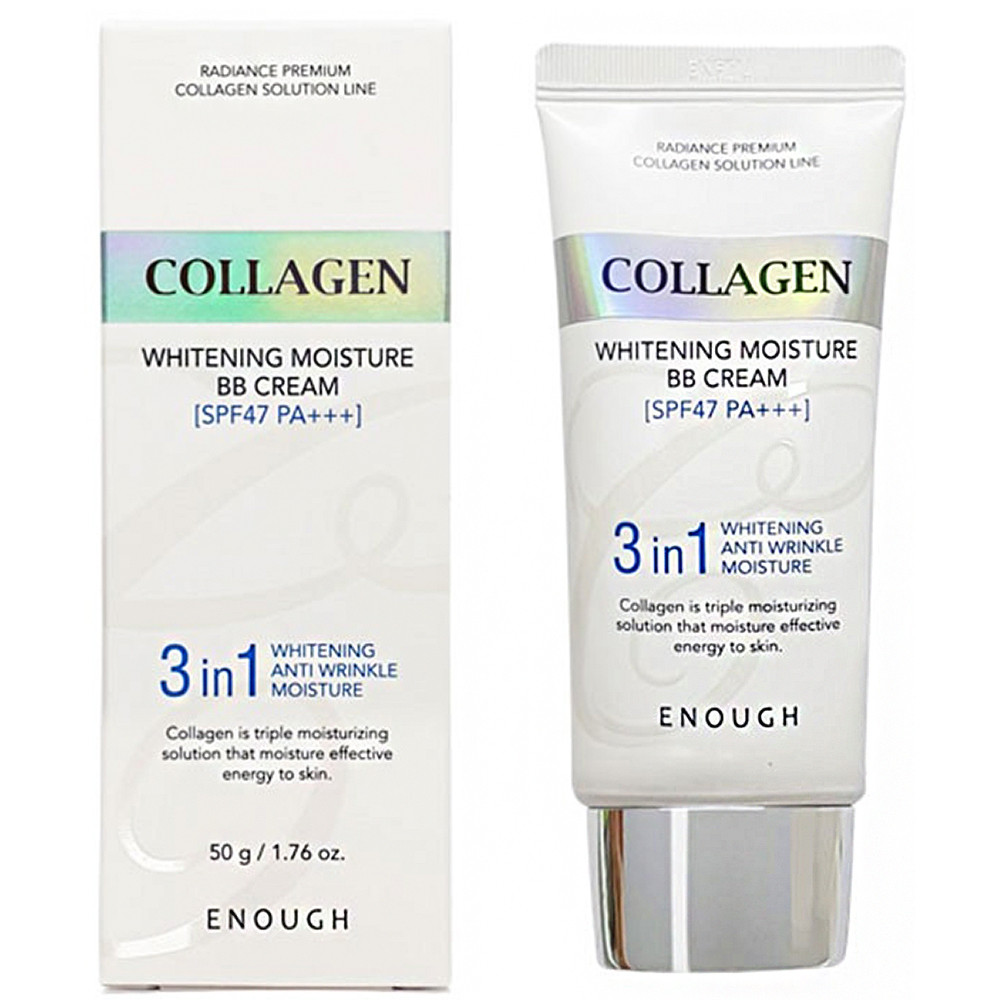 Зволожуючий BB-крем для обличчя з колагеном Enough Collagen 3 in 1 BB Cream 50 мл (8809605870276)