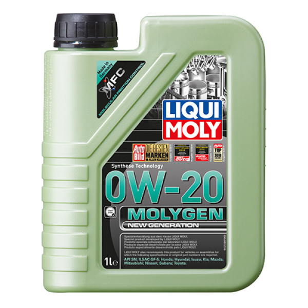 Синтетическое моторное масло Liqui Moly Molygen New Generation 0W20 1 л