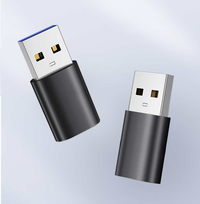 Адаптер Переходник Type-C -мама на USB GT Black (61515345324)