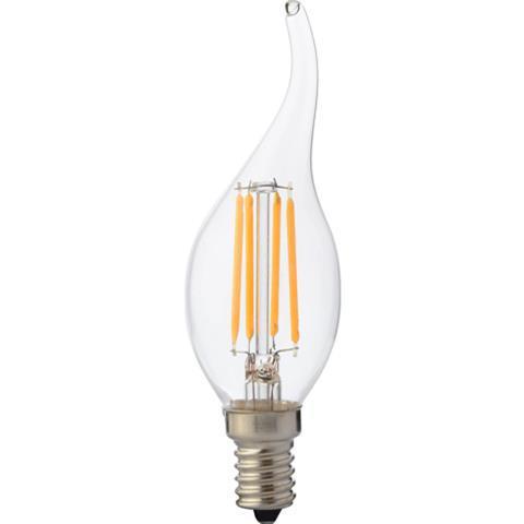 Лампа декоративна Horoz Filament flame - 6 6 Вт Е14 4200 К Прозорий
