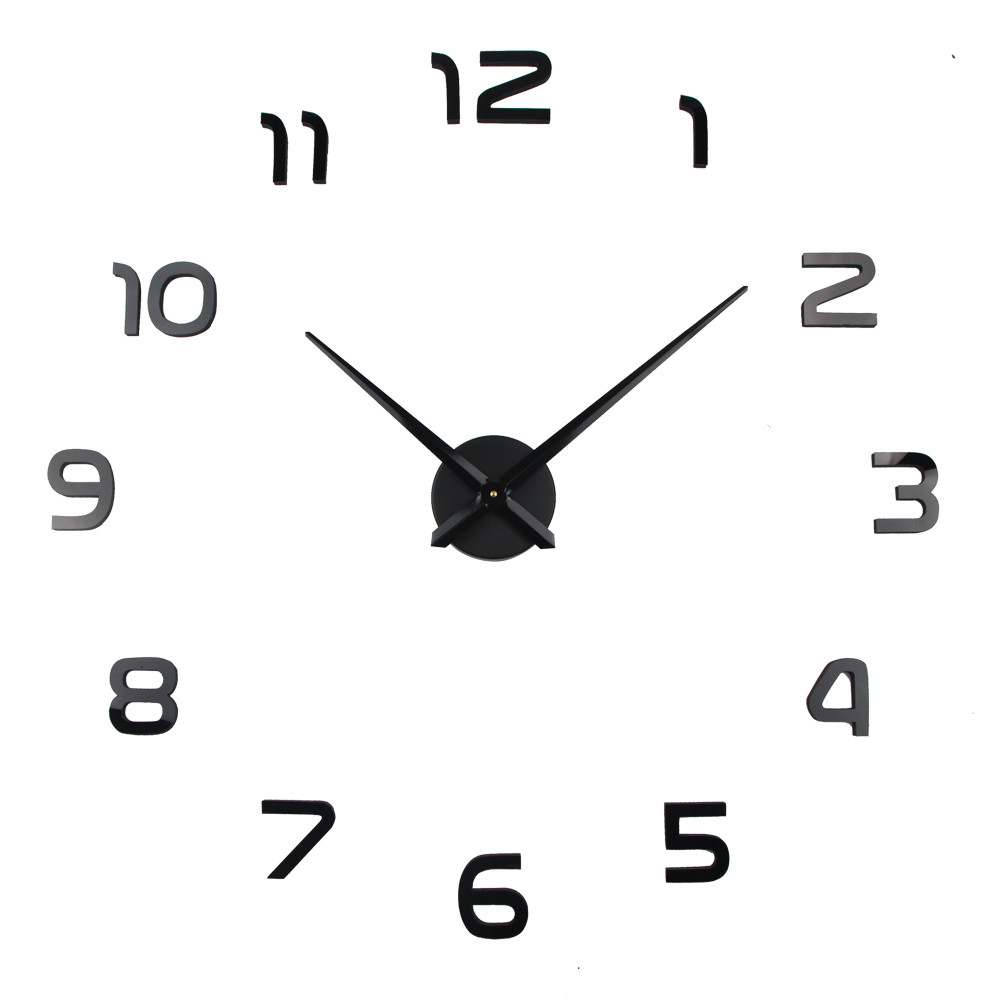 Настенные 3D часы DIY Clock с арабскими цифрами