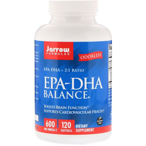 Омега 3 Jarrow Formulas EPA-DHA Balance 120 Softgels