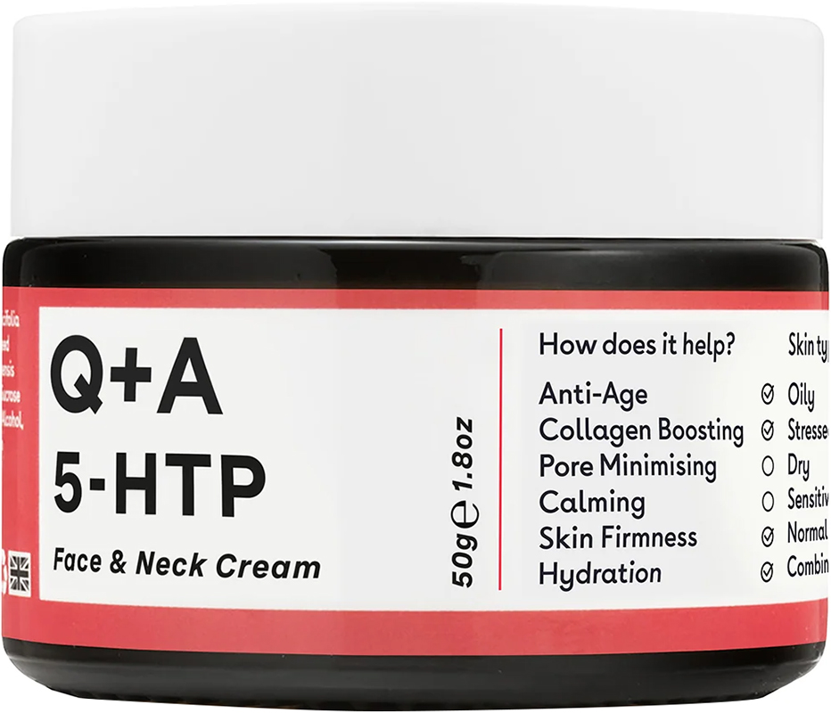 Крем для обличчя та шиї 5-HTP Face  Neck Cream Q+A 50 г (40162)