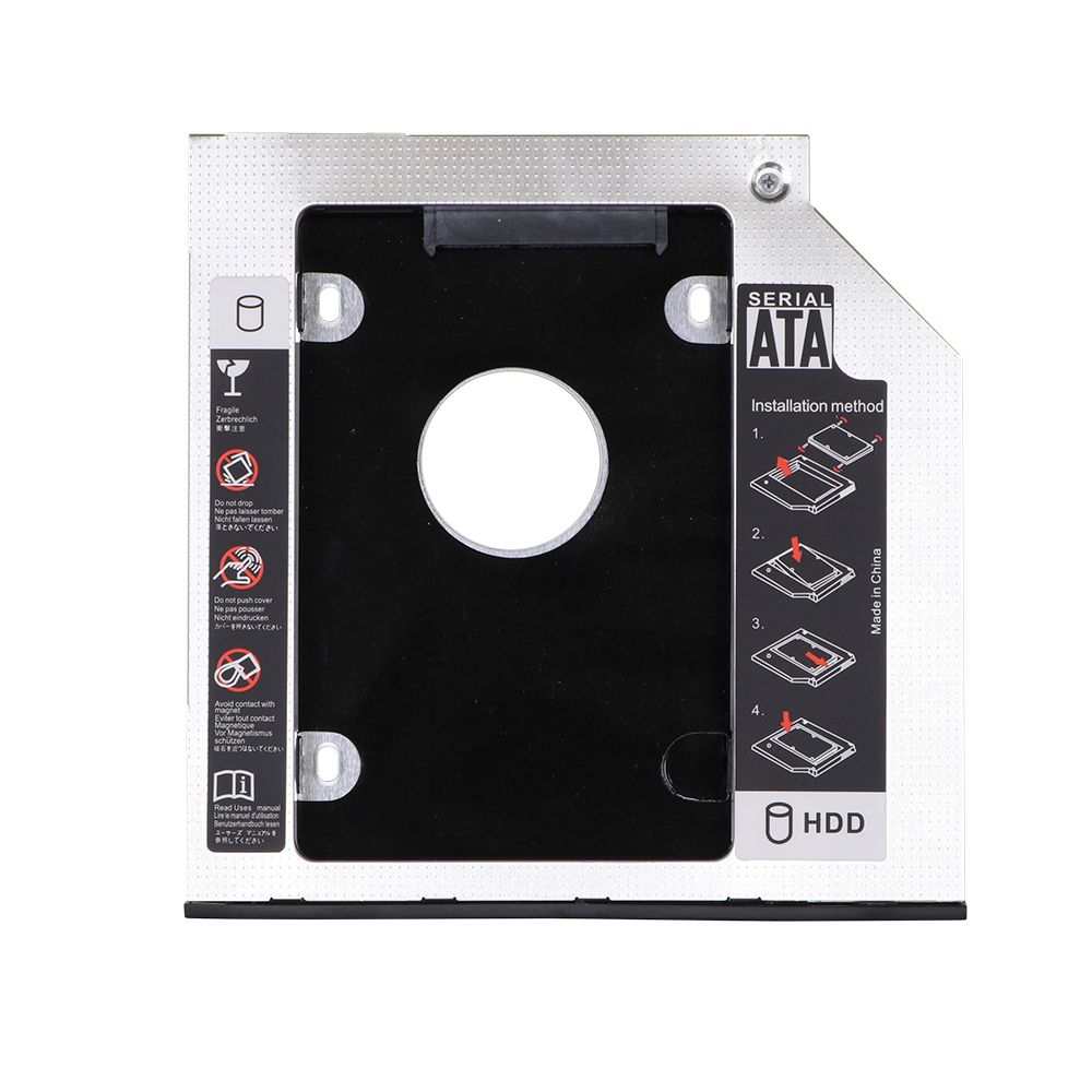 Карман-переходник Optibay 9.5 мм 2.5" SSD/HDD SATA 3.0 DVD Black (32510_2917963)