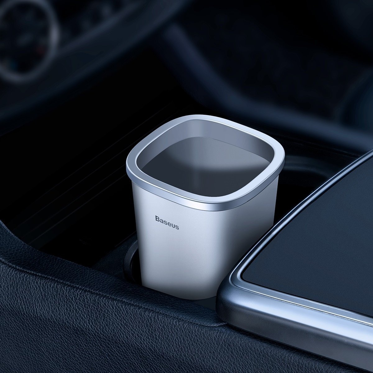 Автомобильный контейнер для мусора Baseus Dust-free Vehicle-mounted Trash Can CRLJT-A02 800 мл Белый