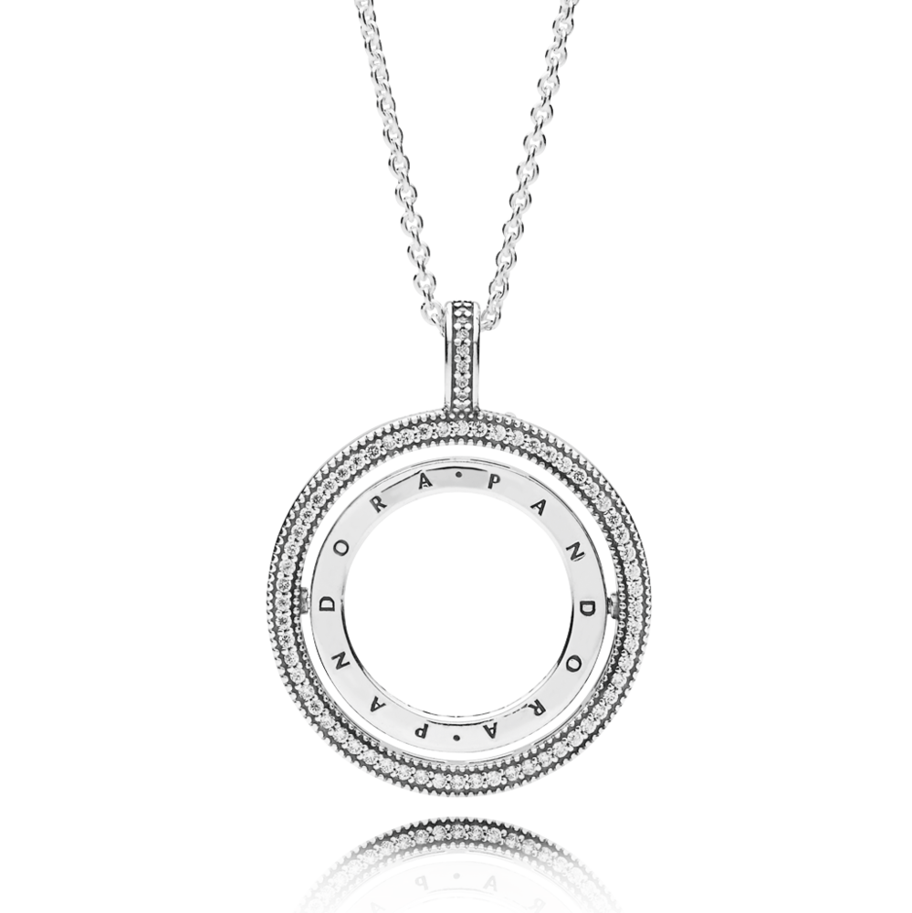Срібне кольє з фірмовим логотипом No Brand 397410CZ 60 см (1358706607)