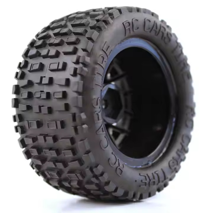 Колеса для RC машинок WL Toys 1:16 7.5 x4 см 2 шт Черный (TPR-16889)