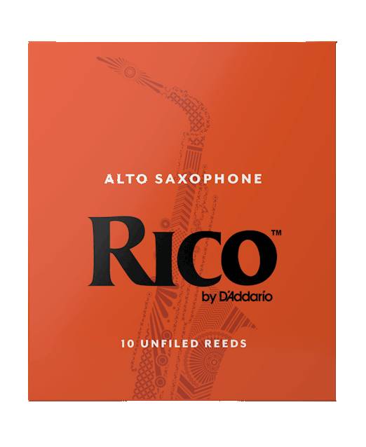 Трости для саксофона альт D'Addario Rico RJA1020 - Alto Sax #2.0 - 10-Pack