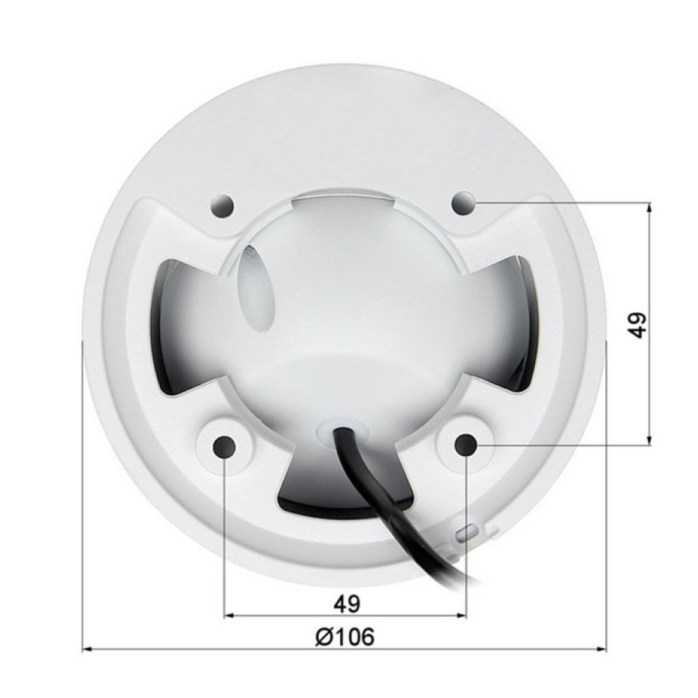 Видеокамера 2 МП HDCVI Dahua DH-HAC-HDW1200EMP-A-S3 (3.6 мм)