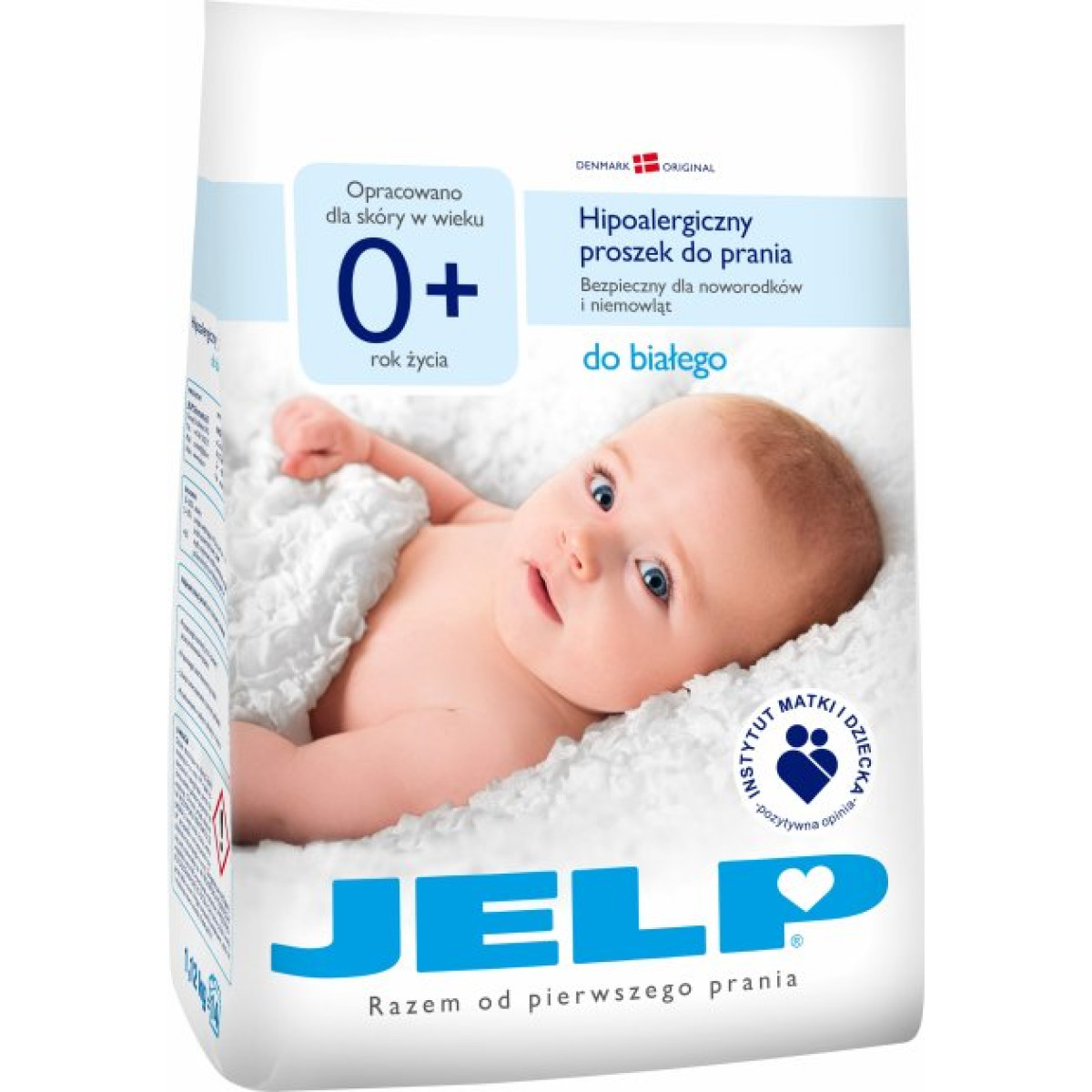 Детский гипоаллергенный стиральный порошок для белого JELP 0+ 4 кг Белый (138119)