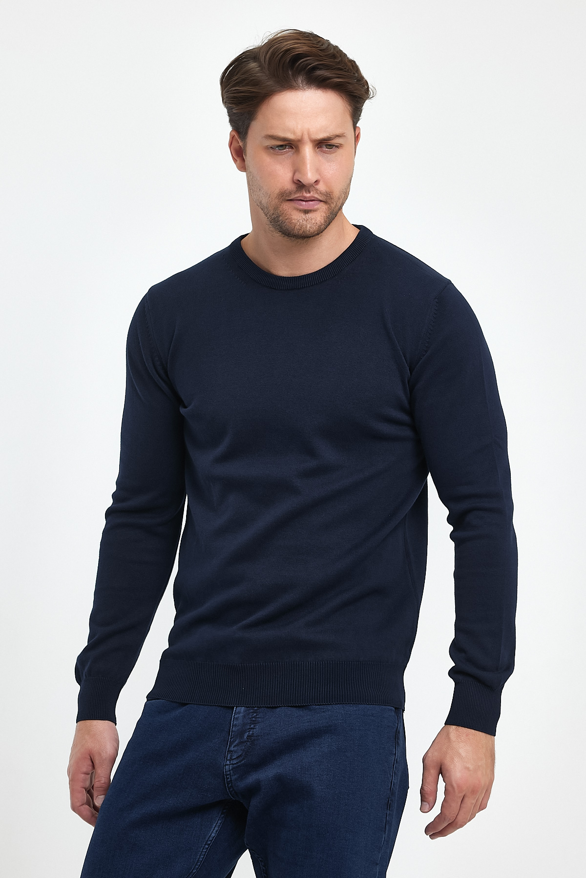 Свитер Trend Collection 2022-1 Синий L (64207)
