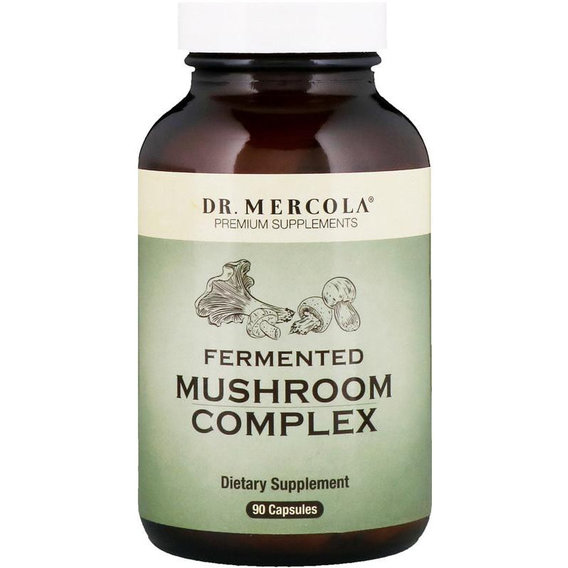 Грибной комплекс Dr. Mercola Fermented Mushroom Complex 90 Caps