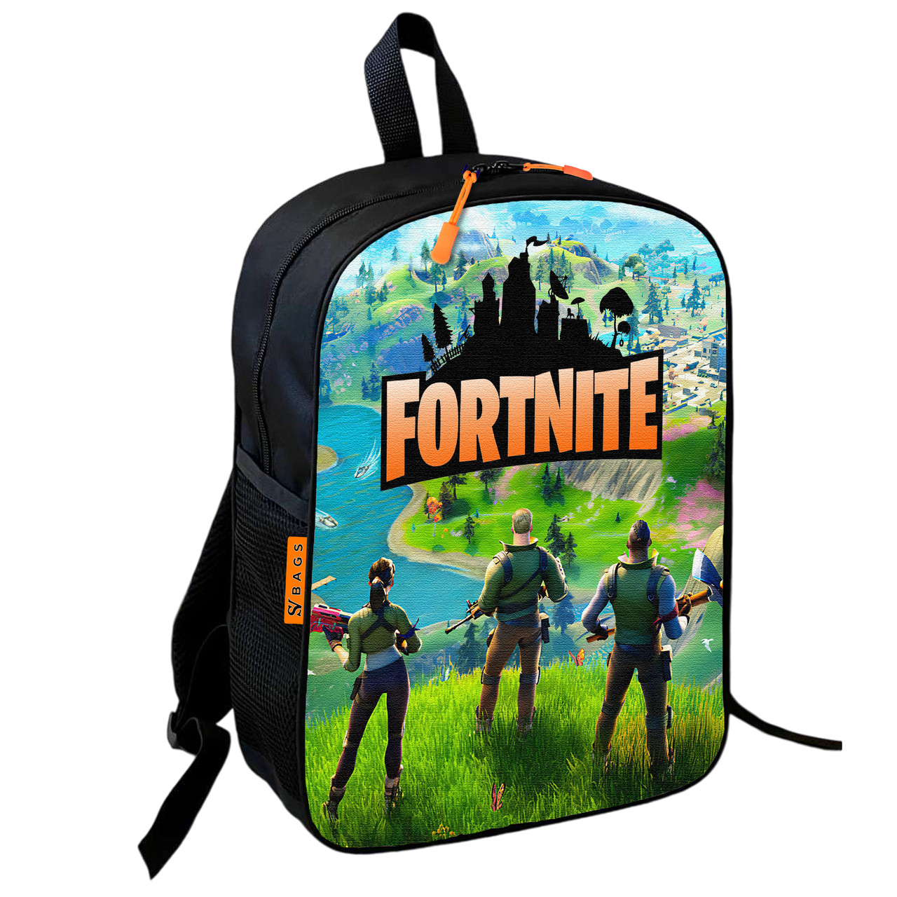 Дитячий шкільний рюкзак Fortnite 36×27×13 см, водонепроникний, багатоколірний