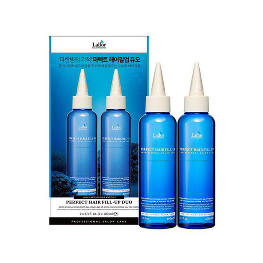 Набір філерів для волосся з ефектом ламінування La’dor Perfect Hair Fill-Up Duo 2 шт 100 мл (8809500817987)