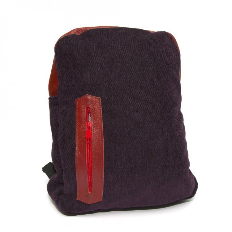 Красно-Фиолетовый Тканевый Рюкзак Gofin Smr-22027