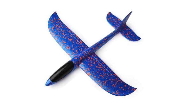Детский самолет-планер 48х46 см Синий (6755-1)