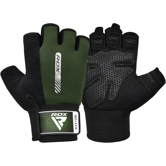 Перчатки для фитнеса RDX W1 Half Army Green L (2215067137)