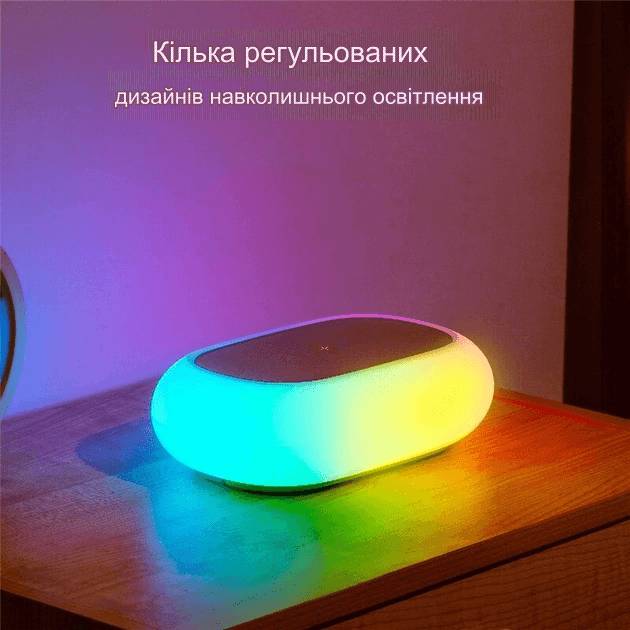 Светодиодная лампа ночник с беспроводной зарядкой Inspire K31 Белый