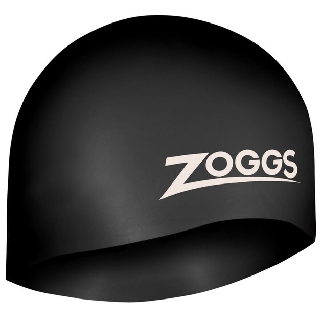 Шапочка для плавання Zoggs Easy-fit Silicone Cap Чорний One Size (1000-465003.BK)