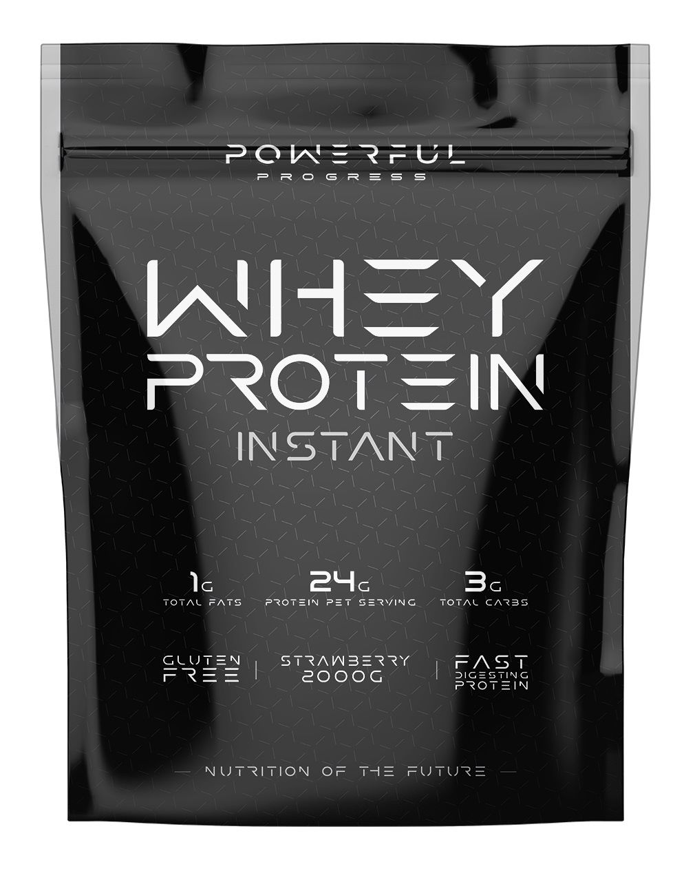 Протеин Powerful Progress 100% Whey Protein 2000 g /62 servings/ Strawberry