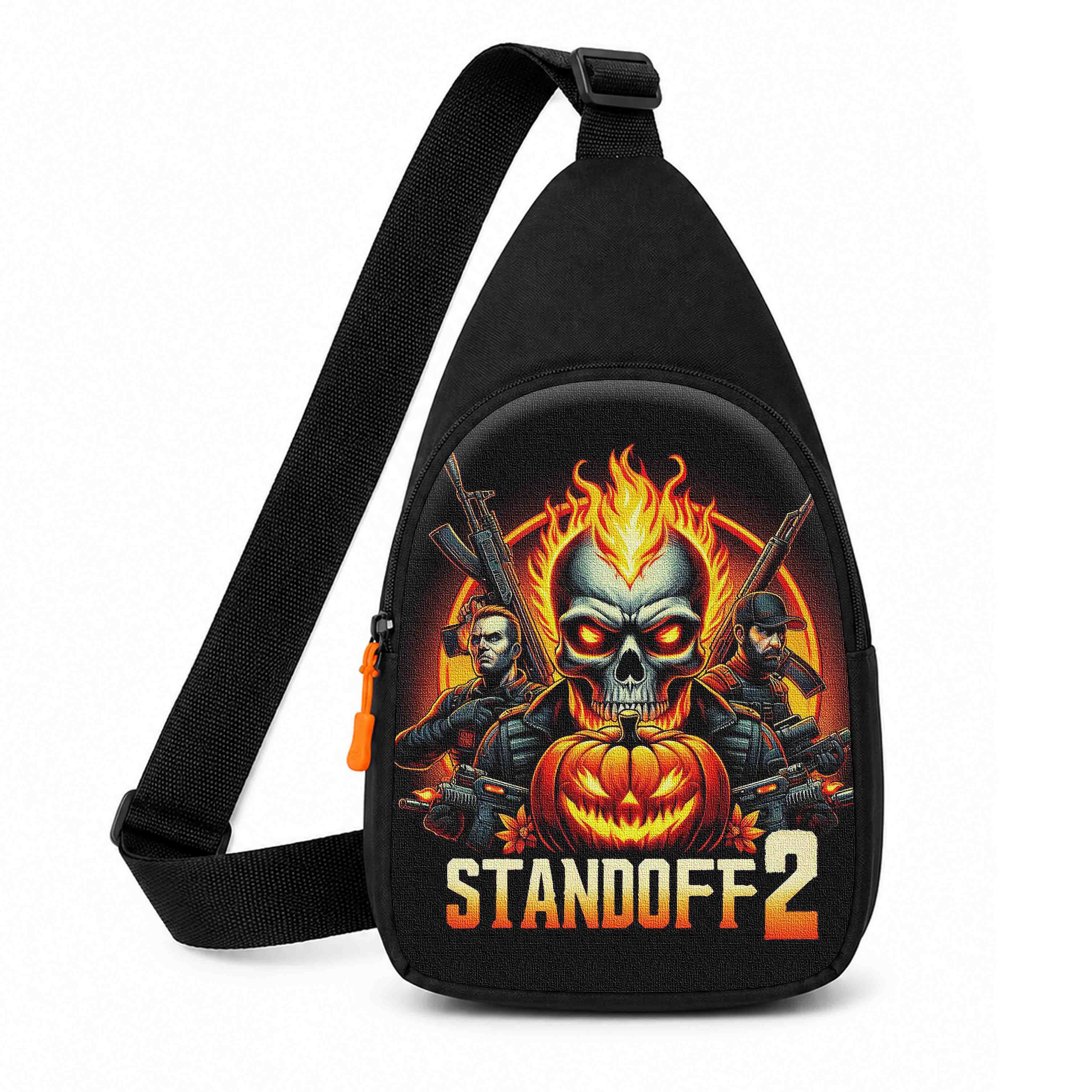 Дитяча сумка-слінг через плече Standoff 2, 29x17x5 см, чорна